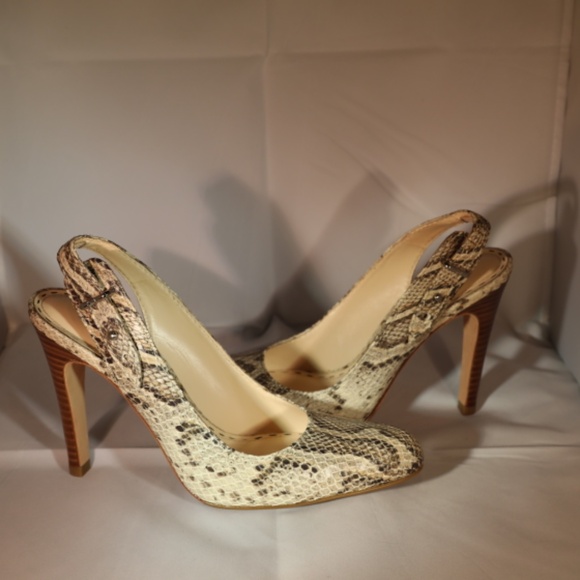 Coach - sling back Alma Printed Python - 7M - Picture 3 of 7
